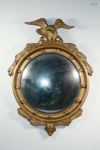 FEDERAL STYLE BULL'S-EYE MIRROR