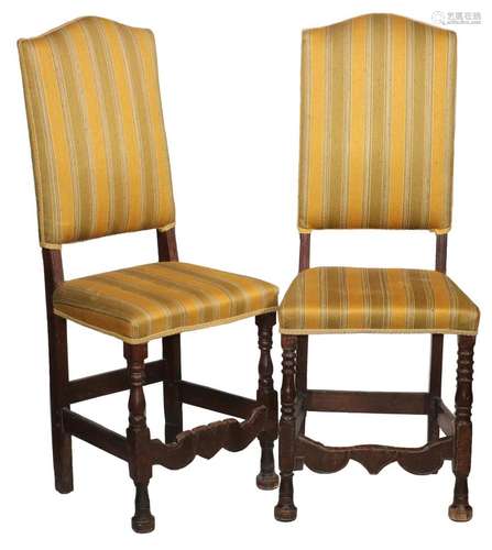 PR BAROQUE UPHOLSTERED SIDE CHAIRS