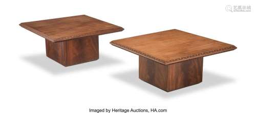Frank Lloyd Wright (American, 1867-1959) Pair of 'Talies...