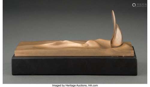 Jack Zajac (American, b. 1929) Swan, circa 1971 Gilt bronze ...