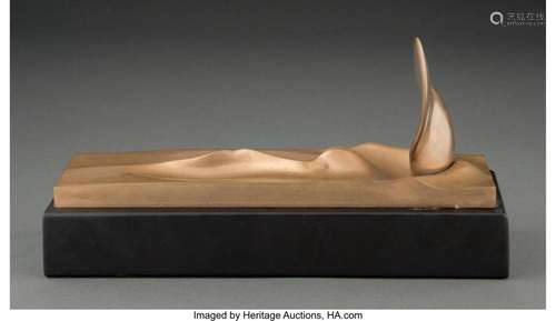 Jack Zajac (American, b. 1929) Swan, circa 1971 Gilt bronze ...