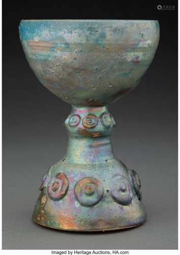 Beatrice Wood (American, 1893-1998) Large Chalice Luster-gla...