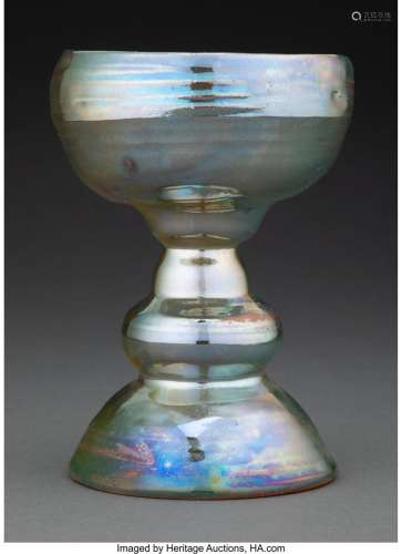 Beatrice Wood (American, 1893-1998) Chalice Luster-glazed ea...