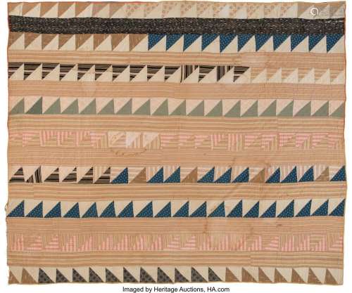 American School (20th Century) Seminole Style Quilt, circa 1...