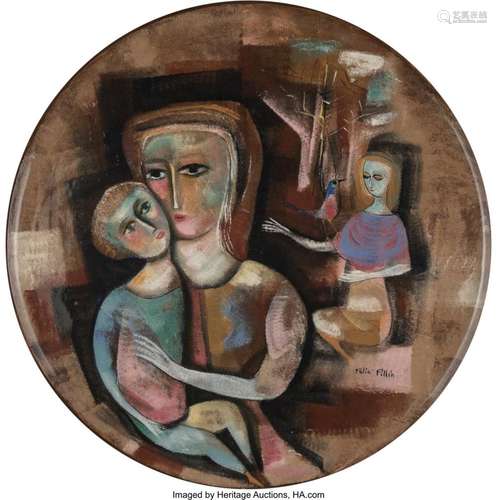 Polia Pillin (American/Polish, 1909-1992) Mother & Child...