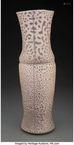 Karen Karnes (American, 1925-2016) Vessel Salt-glazed stonew...