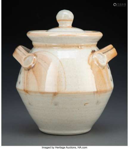 Mick Casson (British, 1925-2003) Covered Pot Glazed ceramic ...
