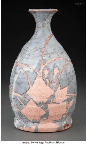 Wakao Toshisada (Japanese, b. 1933) Vase Glazed stonware 9-3...