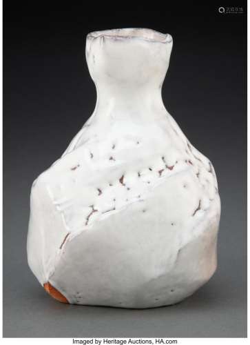 Kaneta Masanao (Japanese, b. 1953) Flask Glazed stoneware 5-...