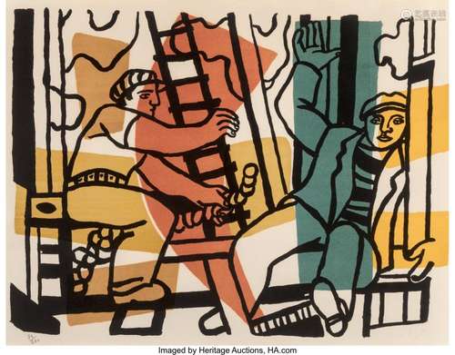 Fernand Leger (French, 1881-1955) Les Constructeurs, 1964 Li...