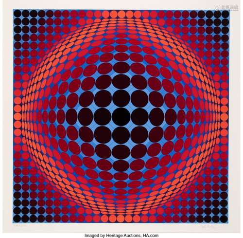 Victor Vasarely (French, 1906-1997) Untitled, late 20th cent...