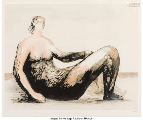 Henry Moore (British, 1898-1986) Reclining Woman III, 1982 L...