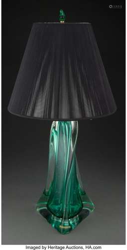 Italian School (20th Century) Sommerso Glass Table Lamp, mid...