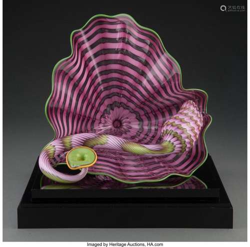 Dale Chihuly (American, b. 1941) Amethyst Persian Pair, 2005...