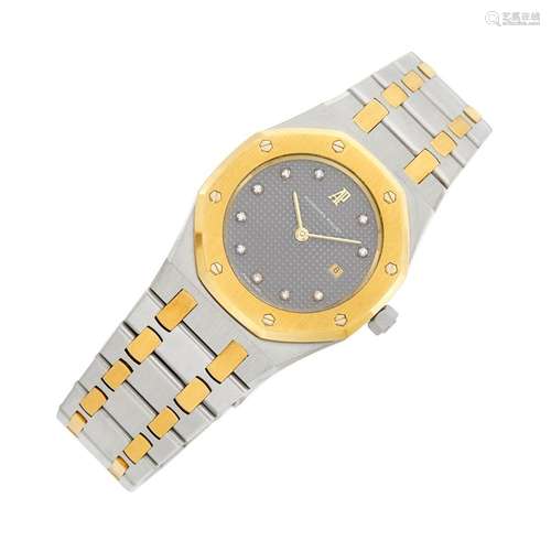 Audemars Piguet Gentleman's Stainless Steel, Gold and Di...