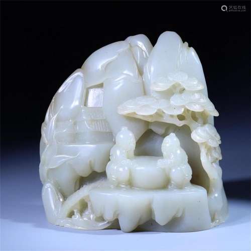 A Chinese Carved Jade Decoration