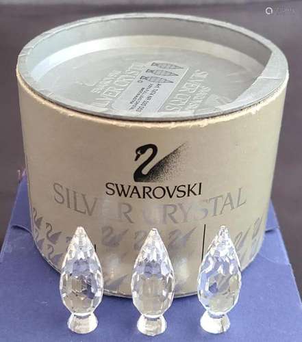 Swarovski Crystal 7474 Set of 3 Poplar Trees