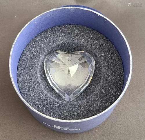 Swarovski Crystal 2007 SCS Event Heart