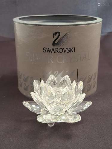 Swarovski Crystal 7600 Waterlily Candleholder