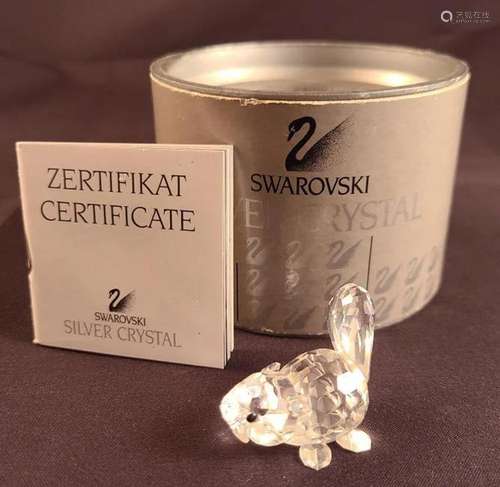 Swarovski Crystal 7616 Lying Baby Beaver