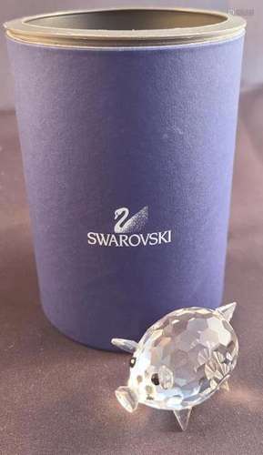 Rare Swarovski Crystal V3 Pointed Tail Pig