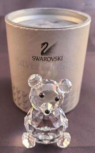 Swarovski Crystal 7664 Teddy Bear - Retired