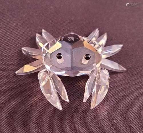 Swarovski Crystal Crab Figurine