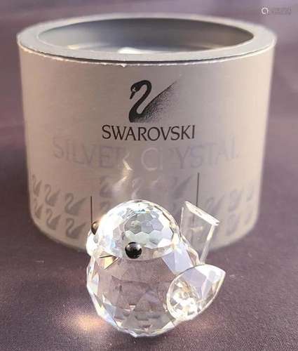 Swarovski Crystal 7650 Baby Sparrow Figurine