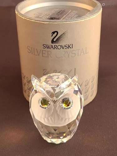 Swarovski Crystal 7636 Large Sitting Owl