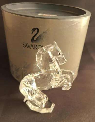 Swarovski Crystal 7612 White Stallion Horse