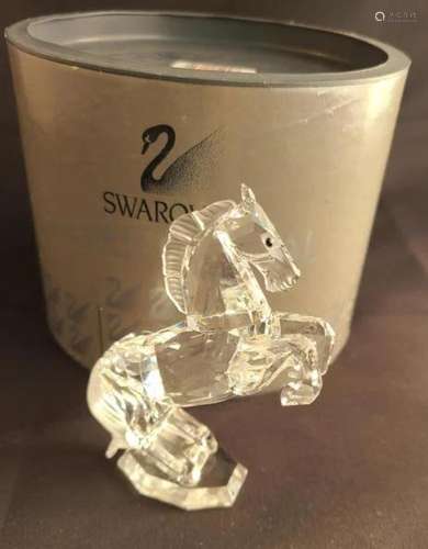 Swarovski Crystal 7612 White Stallion Horse