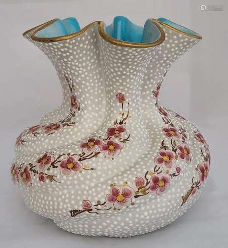 MCM Italian Deruta JBH Hand Painted Vase