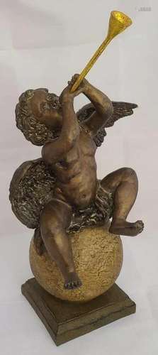 Decorative 19" Cherub Sculpture