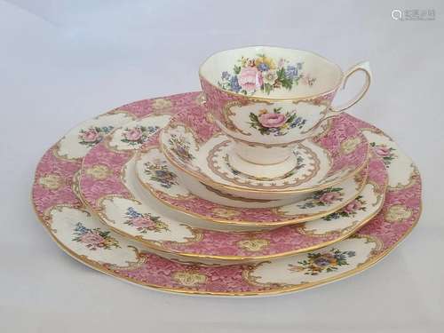 Ca. 1944 Royal Albert Lady Carlyle Place Setting