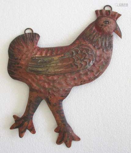 Rooster trade advertisement sign wall hanging