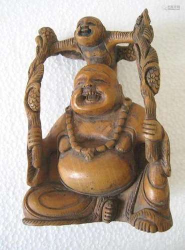 Fine wooden chinese statue