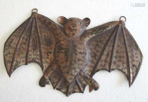 Iron embossed bat wall hanging wall decoration hand made