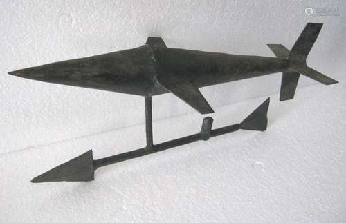 Iron Air Plane Weather Vane