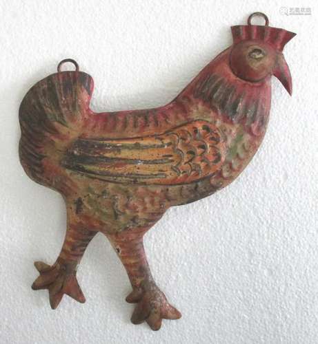 Rooster wall hanging decotaion / decorative embossed