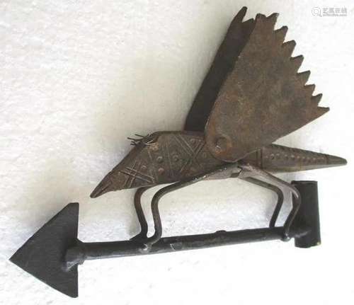 Cast iron fly weather vane