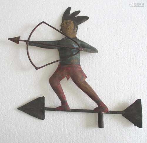 Man with bow and arrow weathervane