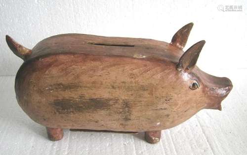 Iron piggy bank / pig