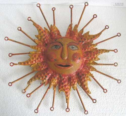 Iron sun wall decoration / decor