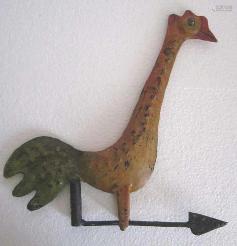 Iron bird weathervane