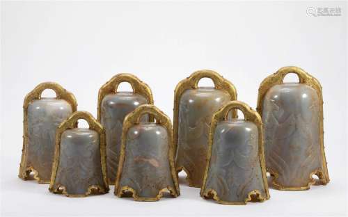 Liao Dynasty agate gold chime