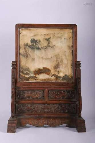 Ming Dynasty Huanghuali screen insert