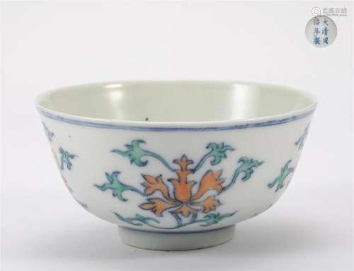 Qing Dynasty Colorful Bowl