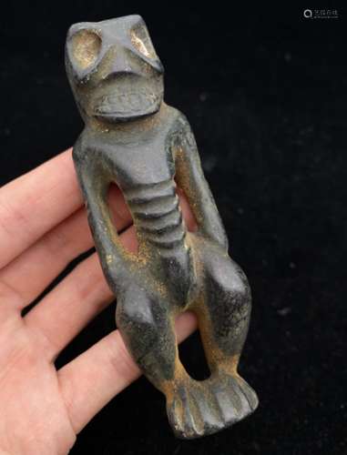 China Hongshan Culture Meteorite human body skeleton statue ...