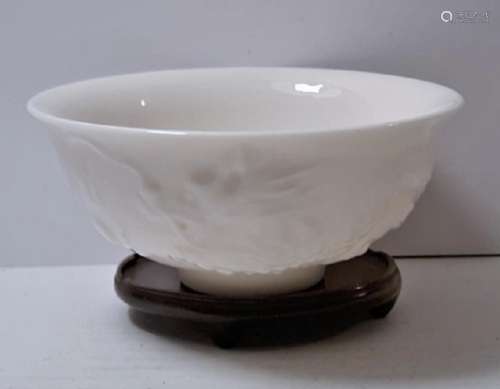 Antique Qing Dehua Dragon Cup