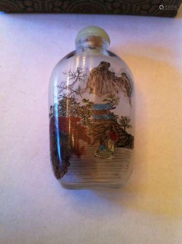 A Chinese Snuff bottle.